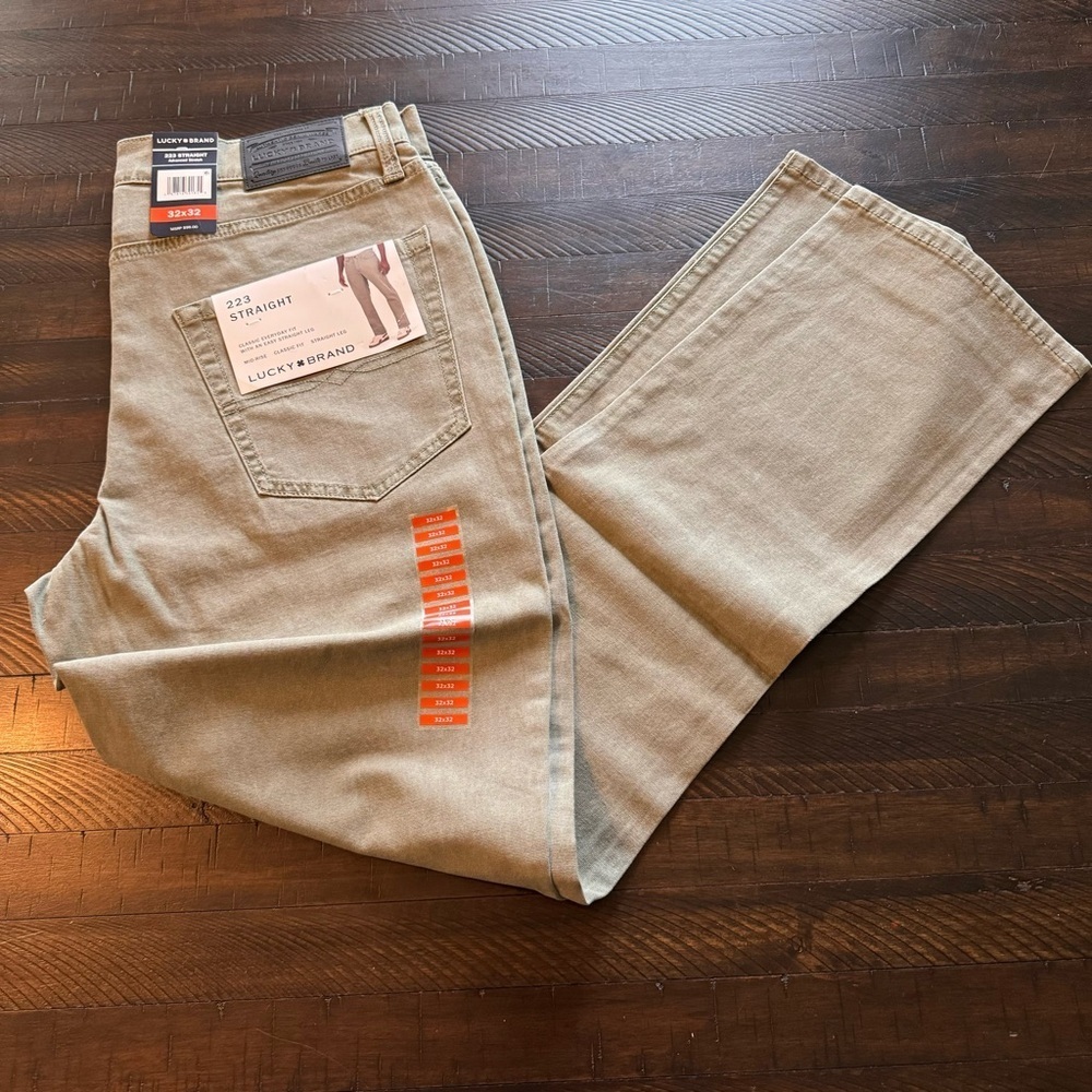 Lucky Brand Straight Fit‎ Five Pocket Pant 32” inseam